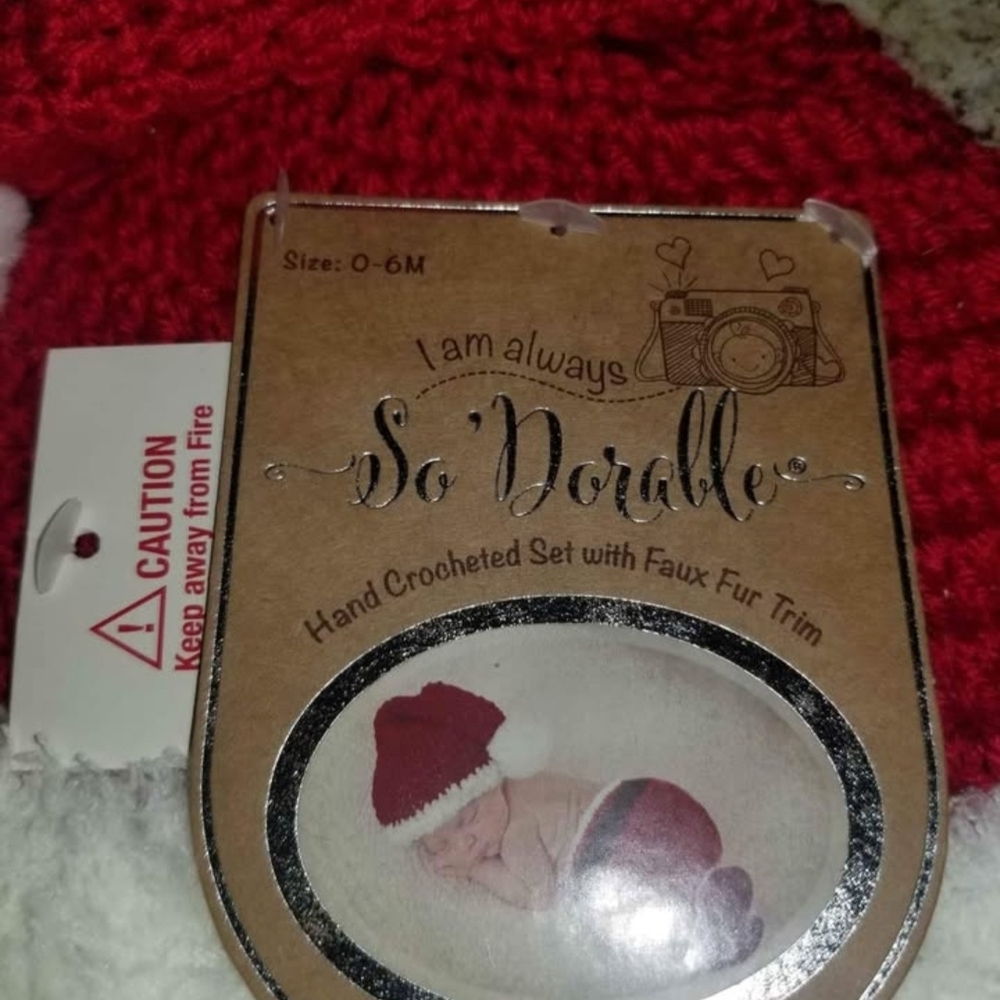 Baby Santa Crochet Set - Picture 6 of 7
